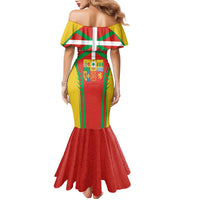 Basque Country Family Matching Mermaid Dress and Hawaiian Shirt Zazpiak Bat Flag Style