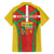 Basque Country Family Matching Off The Shoulder Long Sleeve Dress and Hawaiian Shirt Zazpiak Bat Flag Style