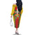 Basque Country Family Matching Off The Shoulder Long Sleeve Dress and Hawaiian Shirt Zazpiak Bat Flag Style