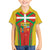 Basque Country Family Matching Off The Shoulder Long Sleeve Dress and Hawaiian Shirt Zazpiak Bat Flag Style