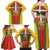Basque Country Family Matching Off Shoulder Maxi Dress and Hawaiian Shirt Zazpiak Bat Flag Style