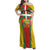 Basque Country Family Matching Off Shoulder Maxi Dress and Hawaiian Shirt Zazpiak Bat Flag Style
