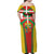 Basque Country Family Matching Off Shoulder Maxi Dress and Hawaiian Shirt Zazpiak Bat Flag Style