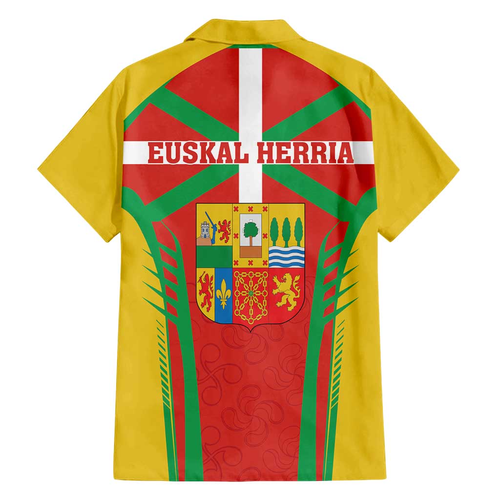 Basque Country Family Matching Puletasi and Hawaiian Shirt Zazpiak Bat Flag Style