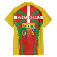 Basque Country Family Matching Puletasi and Hawaiian Shirt Zazpiak Bat Flag Style