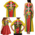 Basque Country Family Matching Tank Maxi Dress and Hawaiian Shirt Zazpiak Bat Flag Style