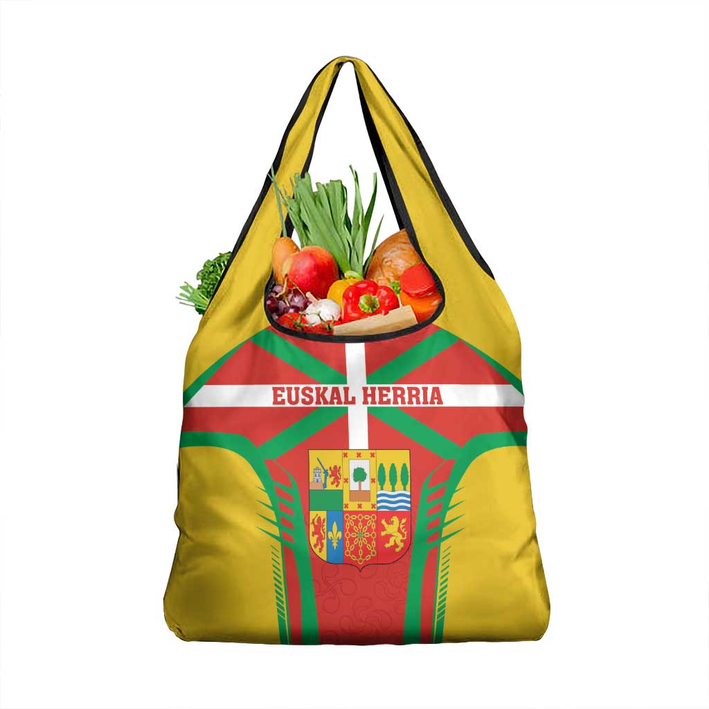 Basque Country Grocery Bag Zazpiak Bat Flag Style