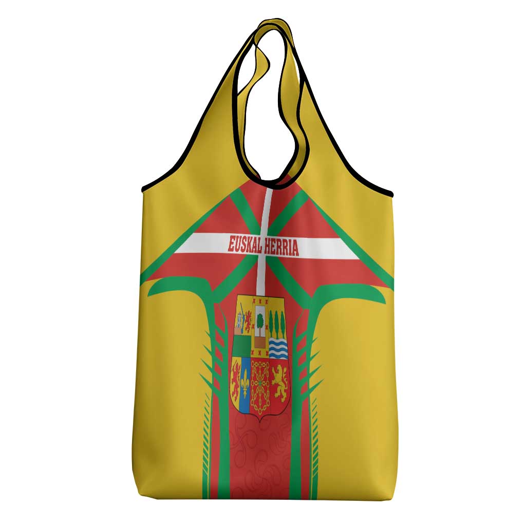 Basque Country Grocery Bag Zazpiak Bat Flag Style
