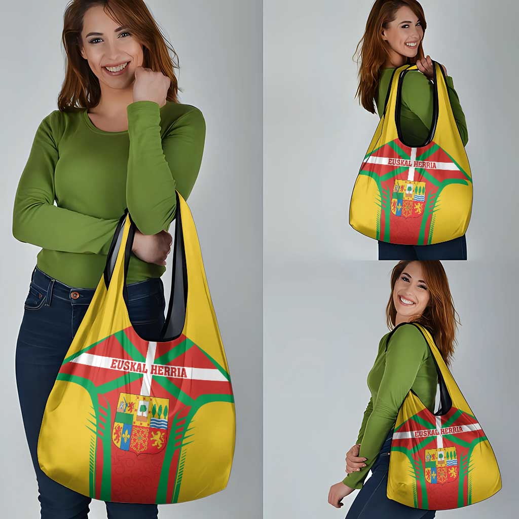 Basque Country Grocery Bag Zazpiak Bat Flag Style