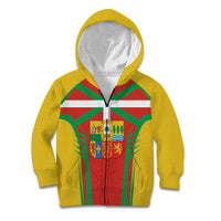 Basque Country Kid Hoodie Zazpiak Bat Flag Style