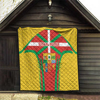Basque Country Quilt Zazpiak Bat Flag Style