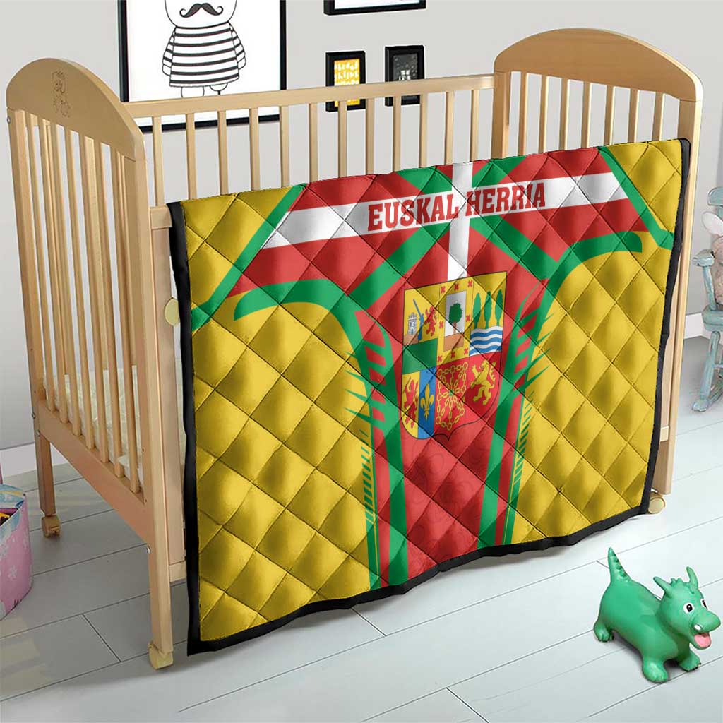 Basque Country Quilt Zazpiak Bat Flag Style