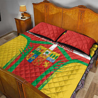 Basque Country Quilt Bed Set Zazpiak Bat Flag Style