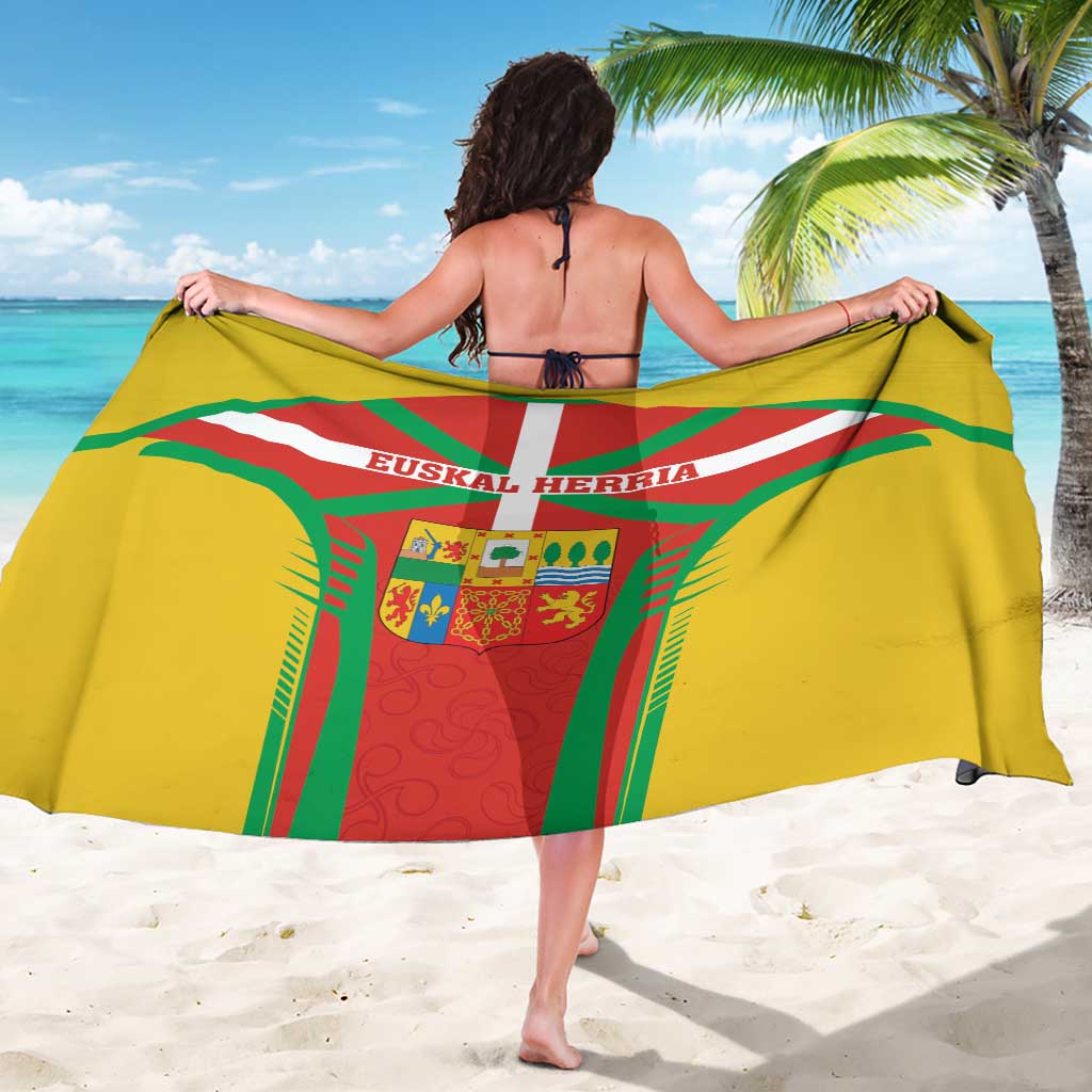 Basque Country Sarong Zazpiak Bat Flag Style