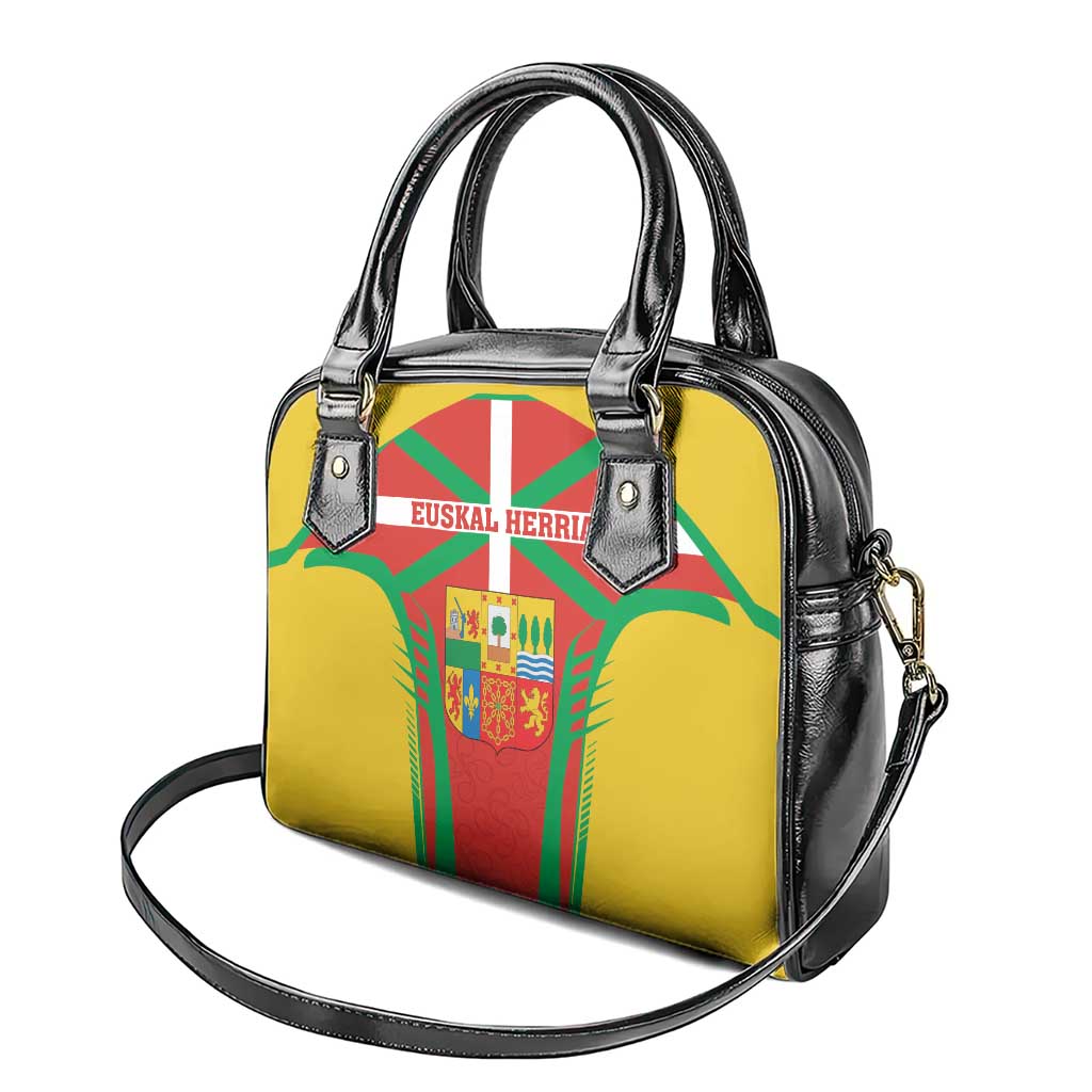 Basque Country Shoulder Handbag Zazpiak Bat Flag Style