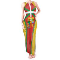 Basque Country Tank Maxi Dress Zazpiak Bat Flag Style