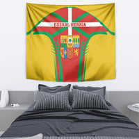 Basque Country Tapestry Zazpiak Bat Flag Style