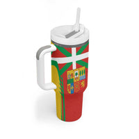 Basque Country Tumbler With Handle Zazpiak Bat Flag Style