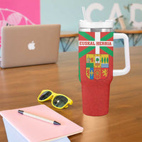 Basque Country Tumbler With Handle Zazpiak Bat Flag Style