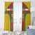 Basque Country Window Curtain Zazpiak Bat Flag Style