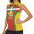 Basque Country Women Sleeveless Polo Shirt Zazpiak Bat Flag Style