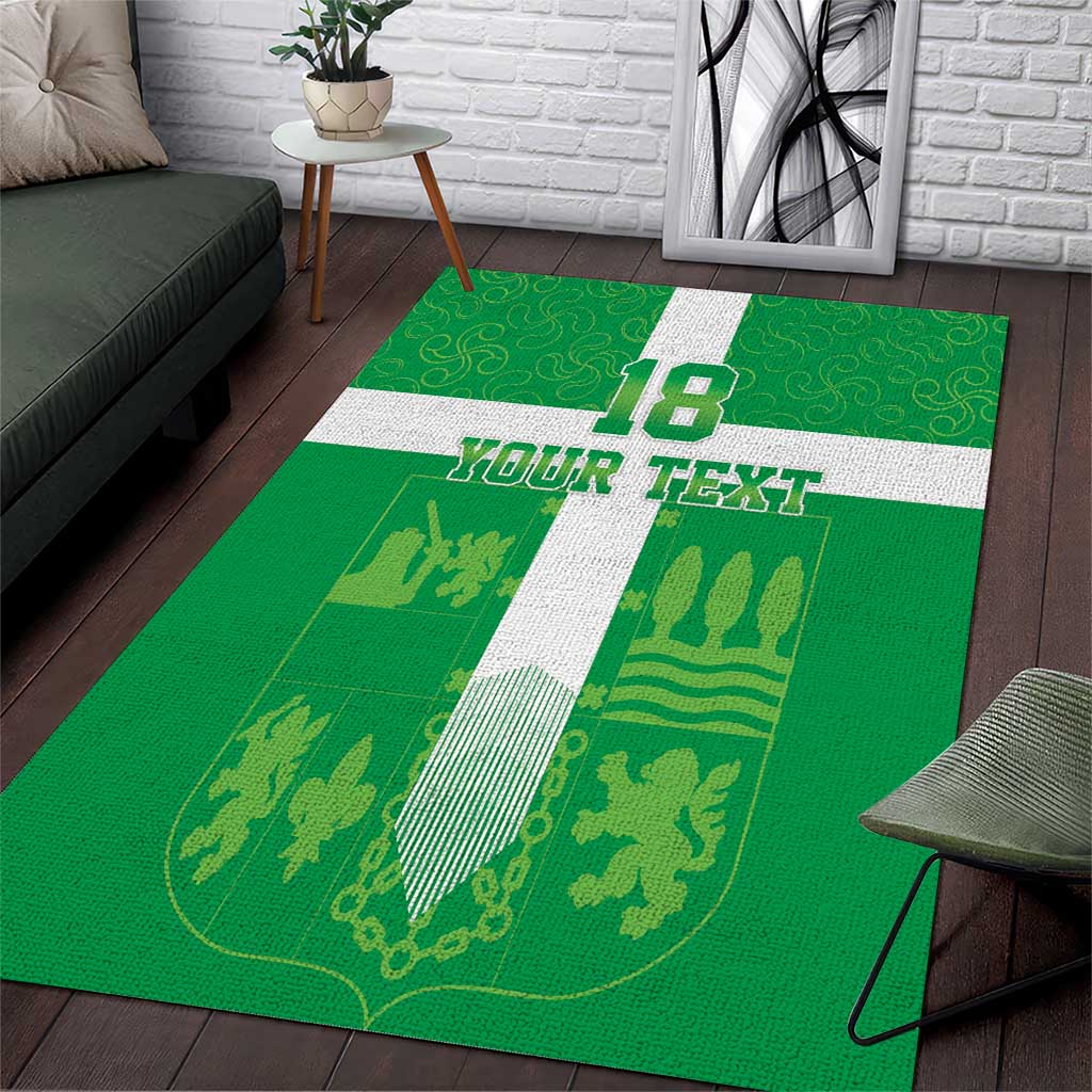 Custom Basque Euskadi Football Area Rug Euskal Selekzioa Go Champion