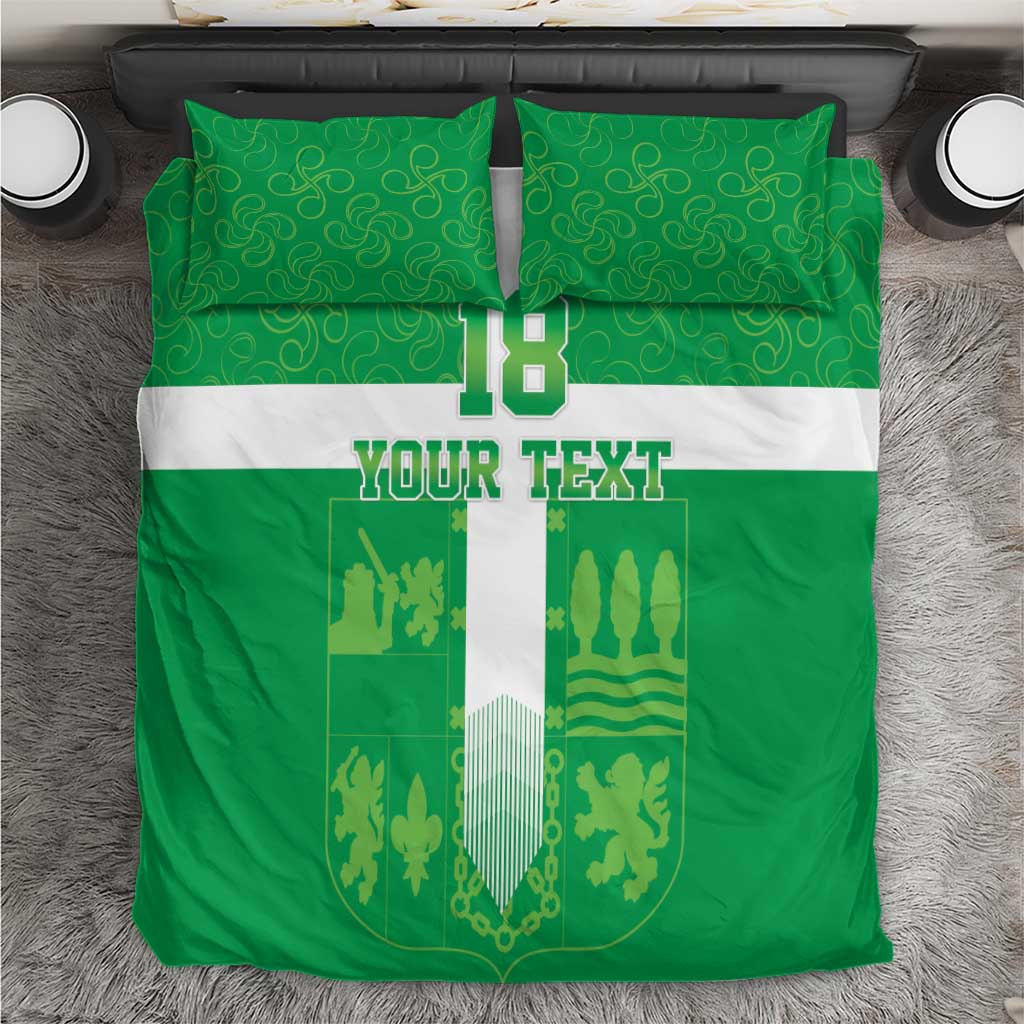 Custom Basque Euskadi Football Bedding Set Euskal Selekzioa Go Champion