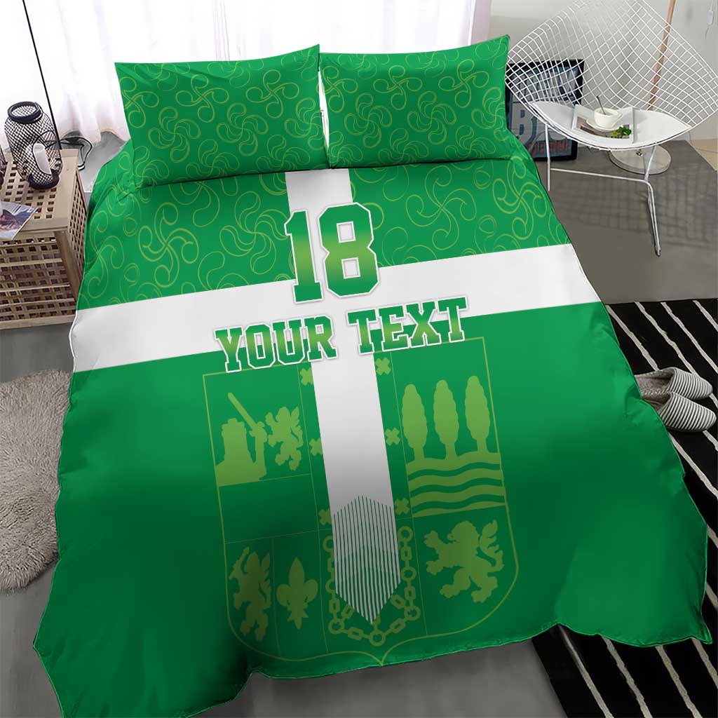 Custom Basque Euskadi Football Bedding Set Euskal Selekzioa Go Champion
