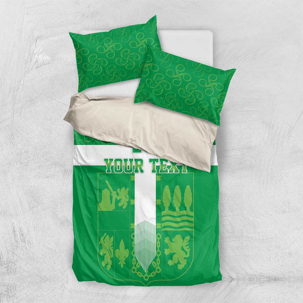 Custom Basque Euskadi Football Bedding Set Euskal Selekzioa Go Champion
