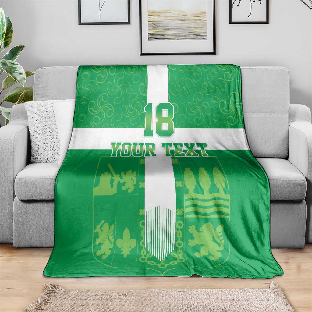Custom Basque Euskadi Football Blanket Euskal Selekzioa Go Champion