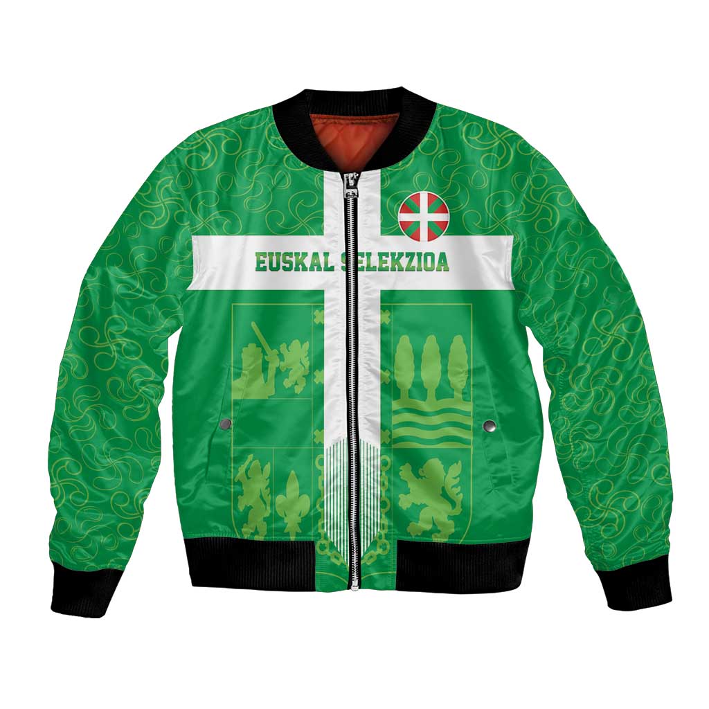 Custom Basque Euskadi Football Bomber Jacket Euskal Selekzioa Go Champion