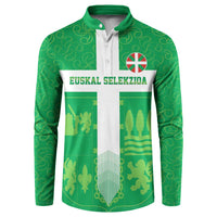 Custom Basque Euskadi Football Button Sweatshirt Euskal Selekzioa Go Champion