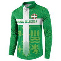Custom Basque Euskadi Football Button Sweatshirt Euskal Selekzioa Go Champion