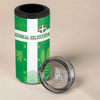 Custom Basque Euskadi Football 4 in 1 Can Cooler Tumbler Euskal Selekzioa Go Champion