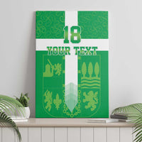 Custom Basque Euskadi Football Canvas Wall Art Euskal Selekzioa Go Champion