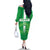 Custom Basque Euskadi Football Family Matching Off The Shoulder Long Sleeve Dress and Hawaiian Shirt Euskal Selekzioa Go Champion