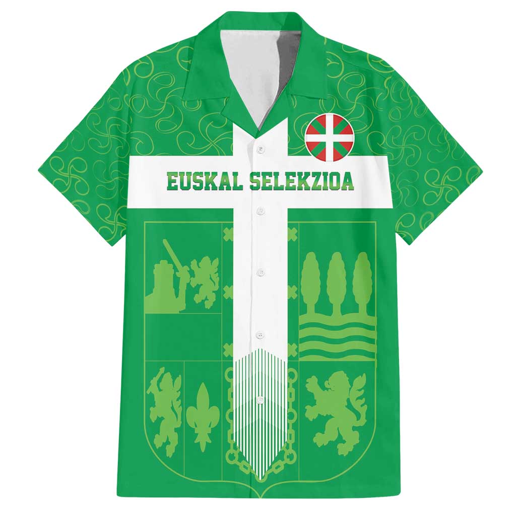 Custom Basque Euskadi Football Family Matching Off Shoulder Short Dress and Hawaiian Shirt Euskal Selekzioa Go Champion