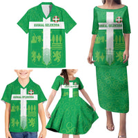 Custom Basque Euskadi Football Family Matching Puletasi and Hawaiian Shirt Euskal Selekzioa Go Champion