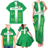 Custom Basque Euskadi Football Family Matching Tank Maxi Dress and Hawaiian Shirt Euskal Selekzioa Go Champion