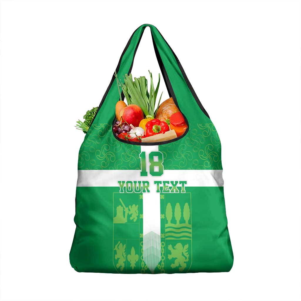 Custom Basque Euskadi Football Grocery Bag Euskal Selekzioa Go Champion