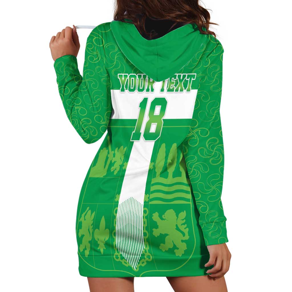 Custom Basque Euskadi Football Hoodie Dress Euskal Selekzioa Go Champion