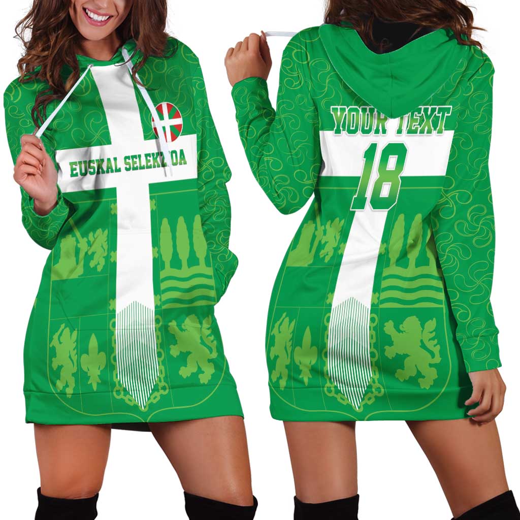 Custom Basque Euskadi Football Hoodie Dress Euskal Selekzioa Go Champion