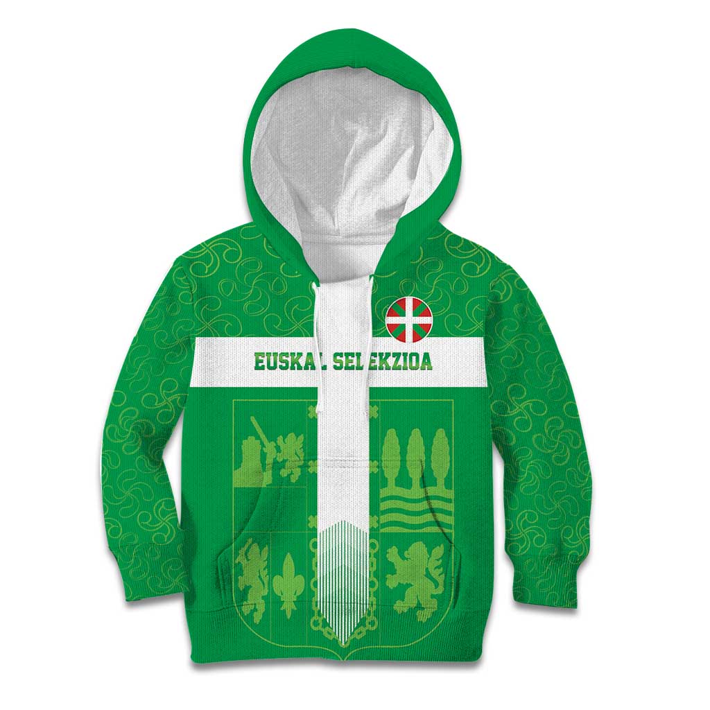 Custom Basque Euskadi Football Kid Hoodie Euskal Selekzioa Go Champion