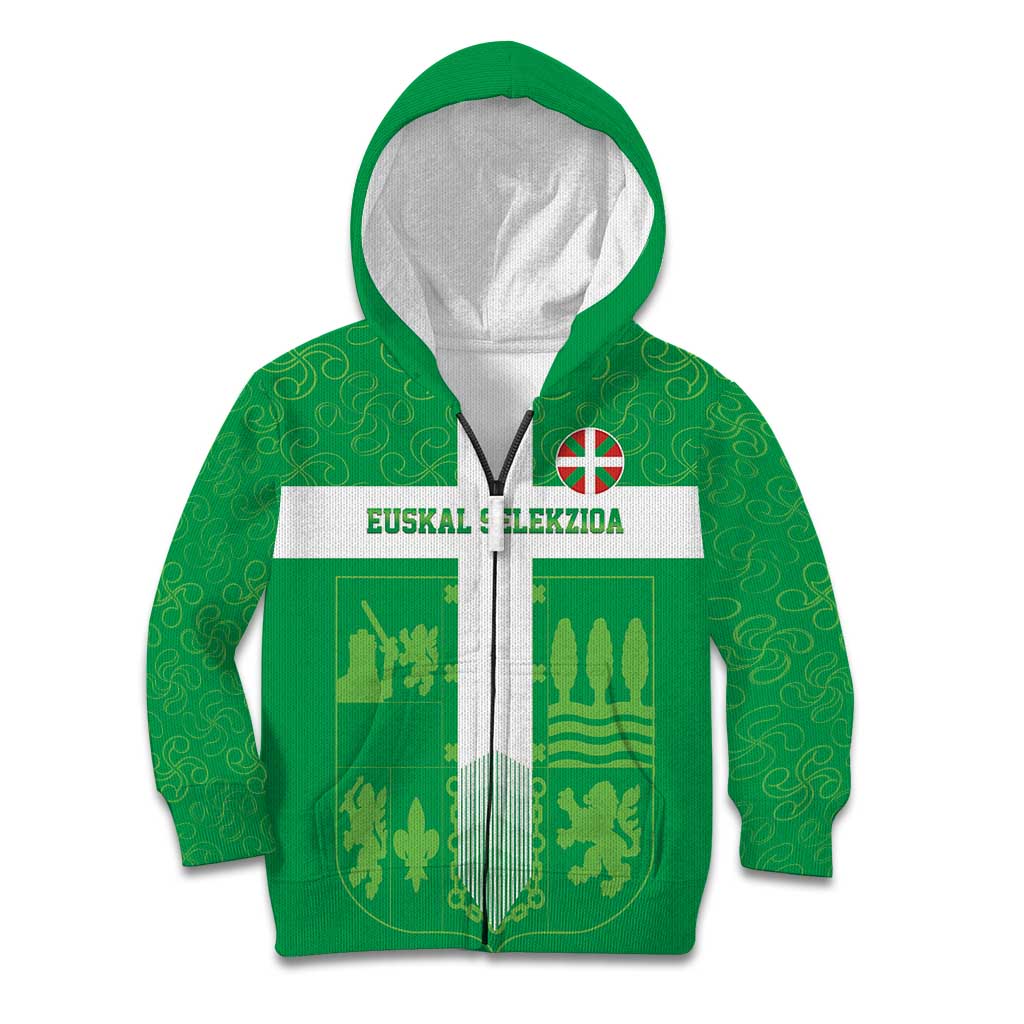Custom Basque Euskadi Football Kid Hoodie Euskal Selekzioa Go Champion