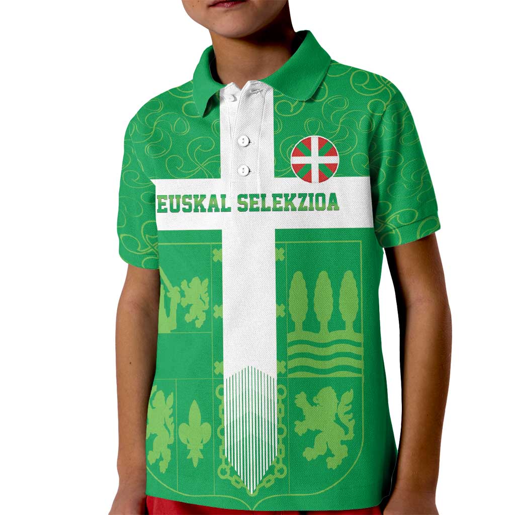 Custom Basque Euskadi Football Kid Polo Shirt Euskal Selekzioa Go Champion