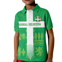 Custom Basque Euskadi Football Kid Polo Shirt Euskal Selekzioa Go Champion