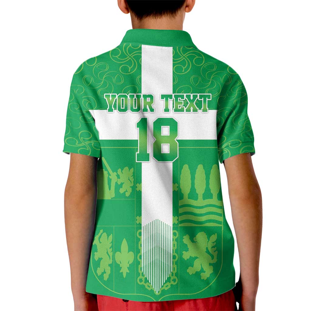 Custom Basque Euskadi Football Kid Polo Shirt Euskal Selekzioa Go Champion