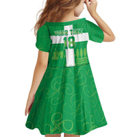 Custom Basque Euskadi Football Kid Short Sleeve Dress Euskal Selekzioa Go Champion