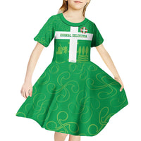 Custom Basque Euskadi Football Kid Short Sleeve Dress Euskal Selekzioa Go Champion