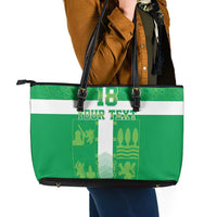 Custom Basque Euskadi Football Leather Tote Bag Euskal Selekzioa Go Champion